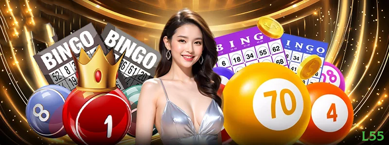 Imagem promocional do cassino online da l55 mostrando jogos ao vivo